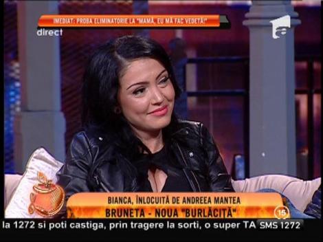Andreea Mantea, noua "Burlăciţă"! Bruneta a înlocuit-o pe Bianca Drăguşanu!
