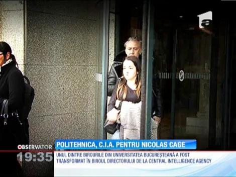 Nicolas Cage, aşteptat pe holurile Politehnicii