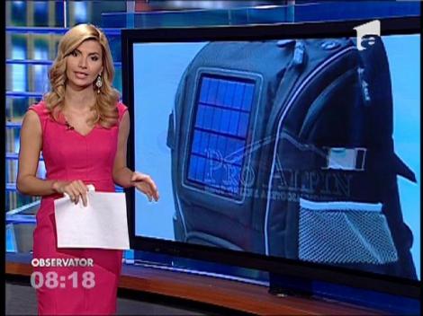 Rucsacul ecologic cu panouri solare