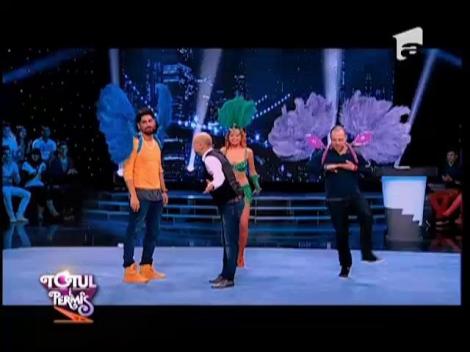 Proba "Copy dance" este câştigată de echipa lui Cătălin Bordea