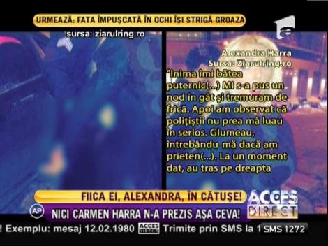 Alexandra Harra, în cătușe?