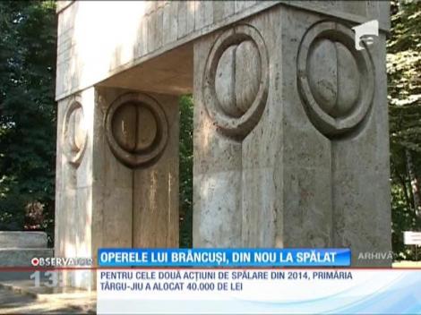 Operele lui Brâncuşi, din nou la spălat