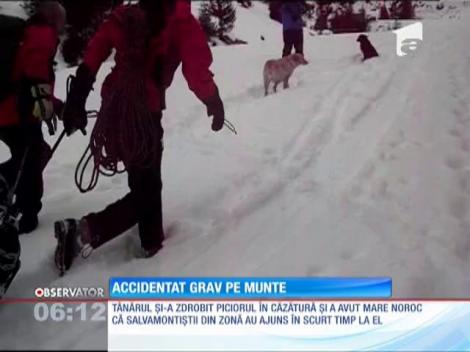 Un tânăr din Piteşti a căzut într-o prăpastie de 50 de metri, în Munţii Făgăraş