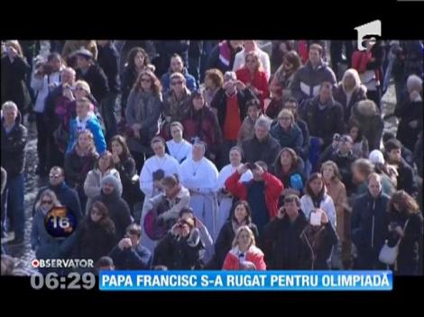 Suveranul Pontif le-a transmis salutările sale organizatorilor şi sportivilor de la J.O. de Iarnă