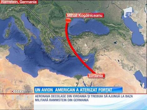 Un avion militar american a aterizat forţat pe aeroportul din Constanţa
