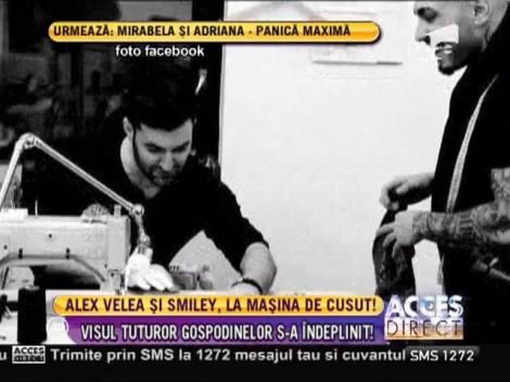 Smiley şi Alex Velea s-au apucat de cusut!