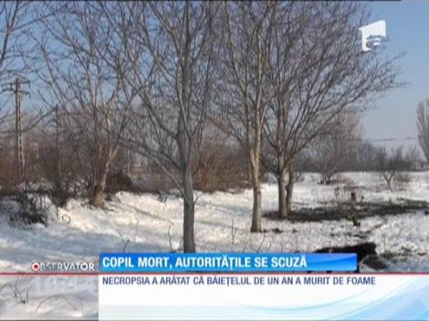 Autorităţile se scuză în cazul copilului din Brăila mort de foame