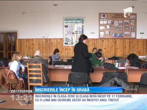 Înscrierile în clasa zero încep în grabă