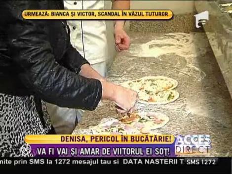 Denisa Biţă, un dezastru în bucătărie!