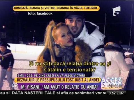 Fane Ţâră, tatăl actualului iubit al Andei Adam, a comentat despre apariţia presupuselor sms-uri