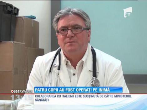 Patru copii au fost operaţi de inimă