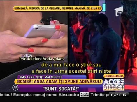 Anda Adam: "Nu am mai vorbit cu Victor de luni de zile!"