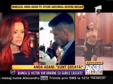 Andei Adam, despre presupusul schimb de mesaje cu Victor Slav: "Sunt şocata!"