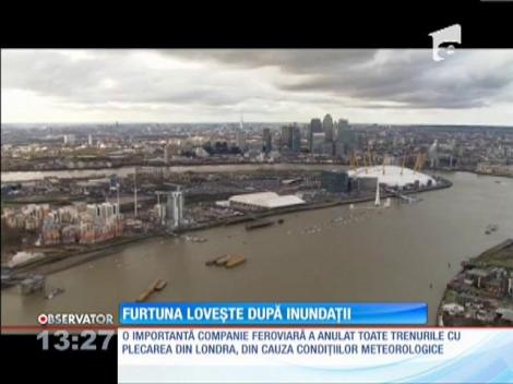 Furtuna loveşte Marea Britanie