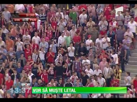 Dinamoviştii se gândesc la derby-ul Steaua