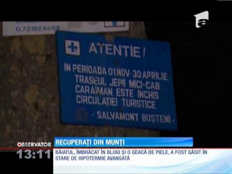 Doi tineri au rătăcit timp de 11 ore în Bucegi