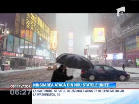Marile oraşe din nord-estul Statelor Unite, paralizate de ger şi ninsoare