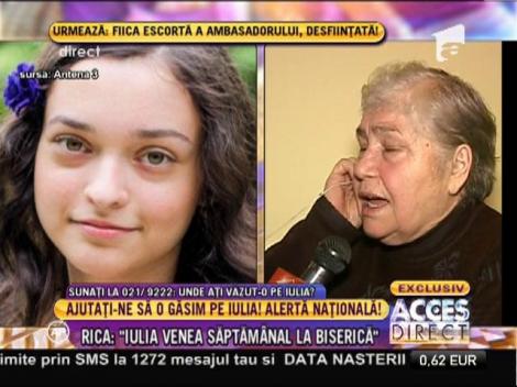 Îngrijitoarea bisericii la care mergea Iulia: "Era o fată extraordinară şi venea săptămânal la biserică"