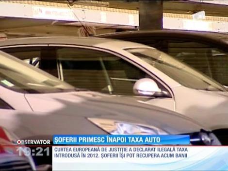Statul trebuie să restituie românilor banii încasaţi în 2012 din taxa auto