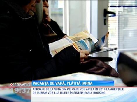 Tot mai mulţi români îşi rezervă concediile de vară cu câteva luni înainte!