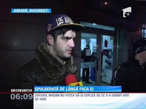 Spulberată pe trecerea de pietoni, lângă fiica ei