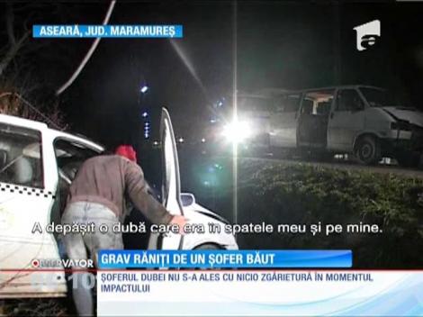 Maramureș: Un şofer băut a trimis trei oameni pe patrul de spital