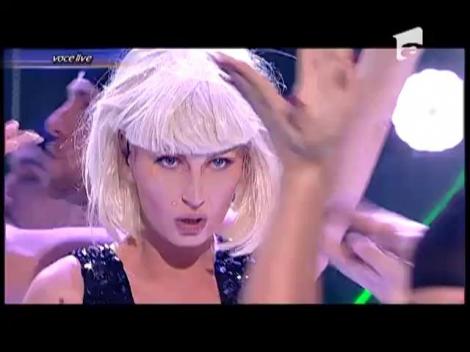 Dans, extravaganță și super voce! Andreea Bănică s-a transformat în Lady Gaga