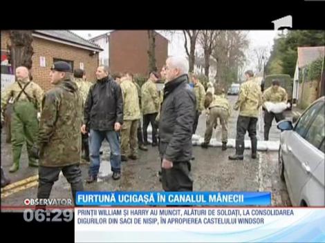 O furtună deosebit de puternică s-a dezlănţuit în Canalul Mânecii
