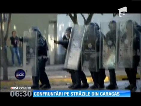 Ciocniri între manifestanţi şi forţele de securitate, în capitala Venezuelei