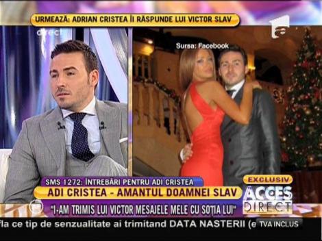 Adrian Cristea, despre relaţia extraconjugală cu Bianca: "Victor ne-a prins de mai multe ori împreună"