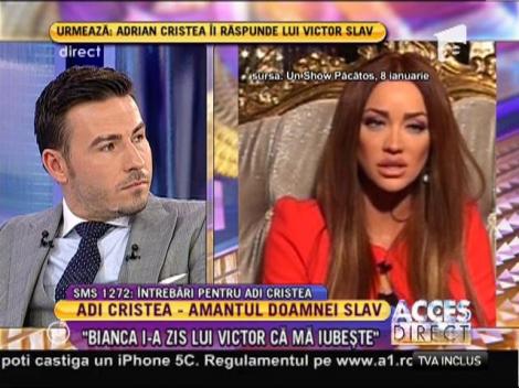 Adrian Cristea: "Ce a spus Bianca despre escapada de la Paris sunt minciunele"
