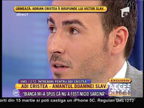 Adrian Cristea: "Bianca voia divorţul, iar Victor dorea imagine"