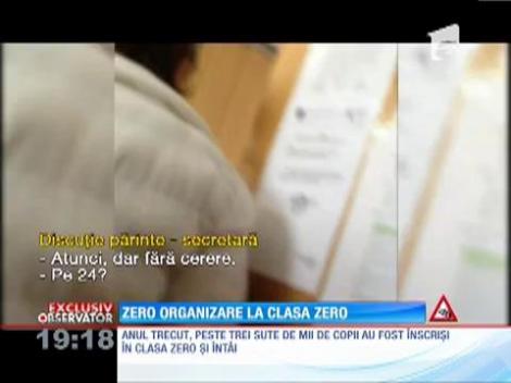 Înscrierile în clasa zero, pline de necunoscute