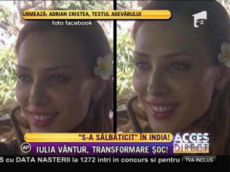 Iulia Vântur, clipe romantice în India