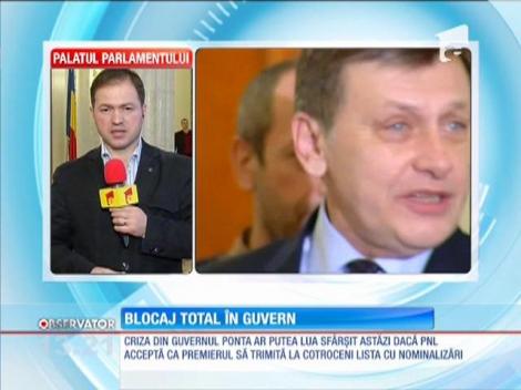 Blocaj total în Guvern
