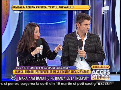 Mesajele dintre Anda Adam şi Victor, fabricate!