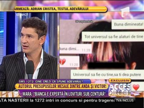 Mara: "O femeie care se comportă ca Bianca nu merită dragoste"