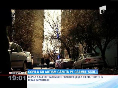 AUTISMUL EXISTĂ! Fetiţă cu autism căzută pe geamul şcolii