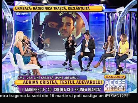 Bianca Draguşanu îl ameninţă pe Adrian Cristea!