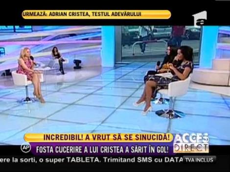 Cristina Dima, o fostă cucerire a lui Adrian Cristea, a încercat să se sinucidă