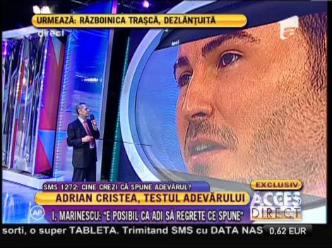 Analiza discursului lui Adrian Cristea