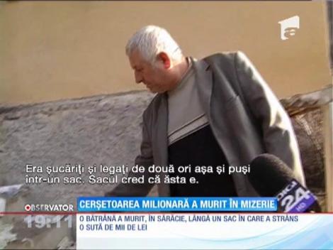 UPDATE / O femeie care se ocupa cu cerşetoria avea acasă o avere