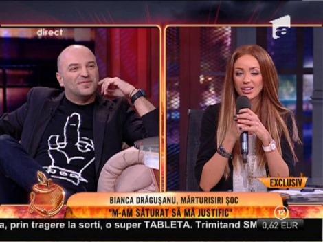 Bianca Drăguşanu, către Capatos: "Îţi interzic să mă judeci!"