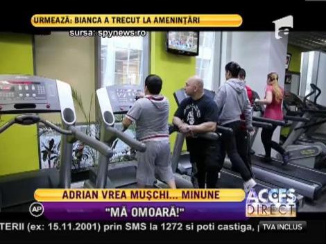 Adrian Minune s-a apucat de sală!