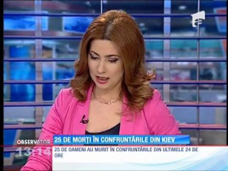 Update / Bilanţul victimelor violenţelor de la Kiev a ajuns la 25