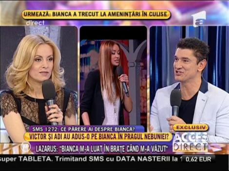 Luis Lazarus, despre Bianca Drăguşanu: În spatele camerelor era alta