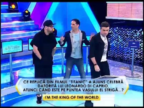 Runda 2: Ce replică din filmul "Titanic" a ajuns celebră datorită lui Leonardo DiCaprio, atunci când este pe puntea vasului el strigă ... ?