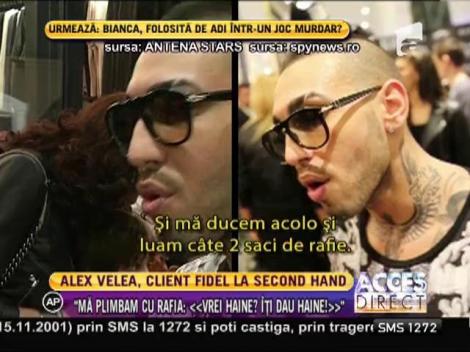 Alex Velea a fost afacerist din mic!