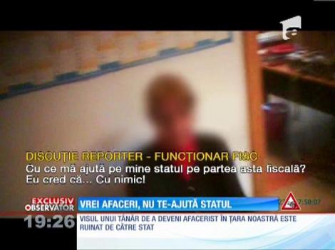 Visul unui tânăr de a deveni afacerist in ţara noastră este ruinat de către stat!