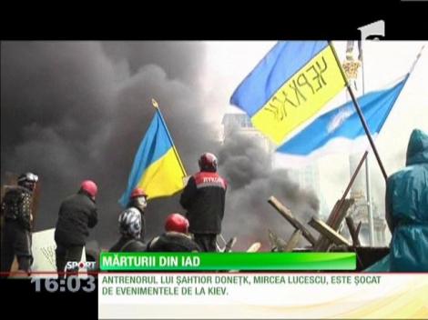 Lucescu urmăreşte cu sufletul la gură războiul sângeros din capitala Ucrainei